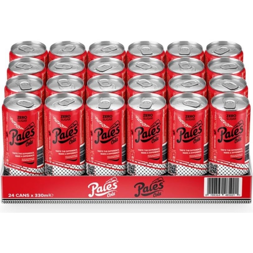 Pack de 24 canettes 33 cl Pales Cola Zéro
