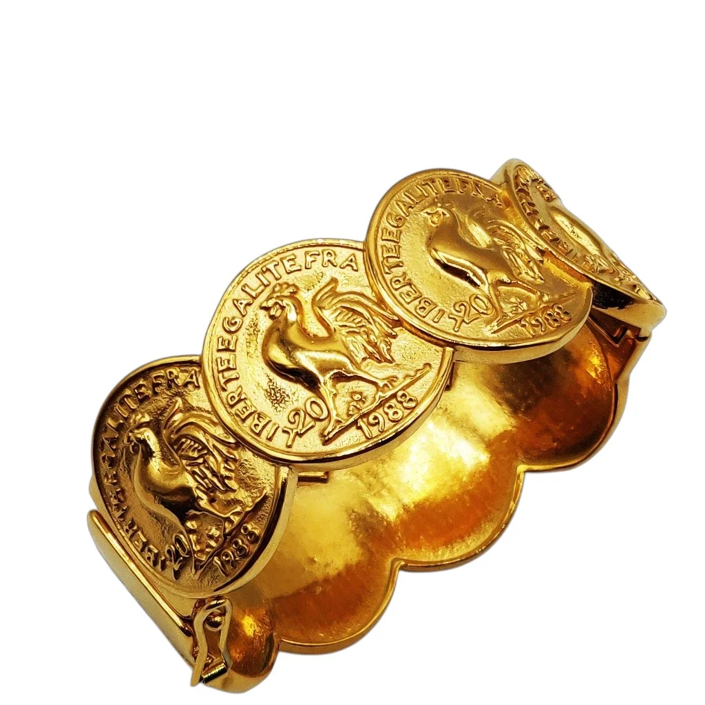Bracelet Rigide Multi Louise Coq Luxe Chevauchant