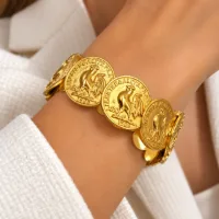 Bracelet Rigide Multi Louise Coq Luxe Chevauchant 2