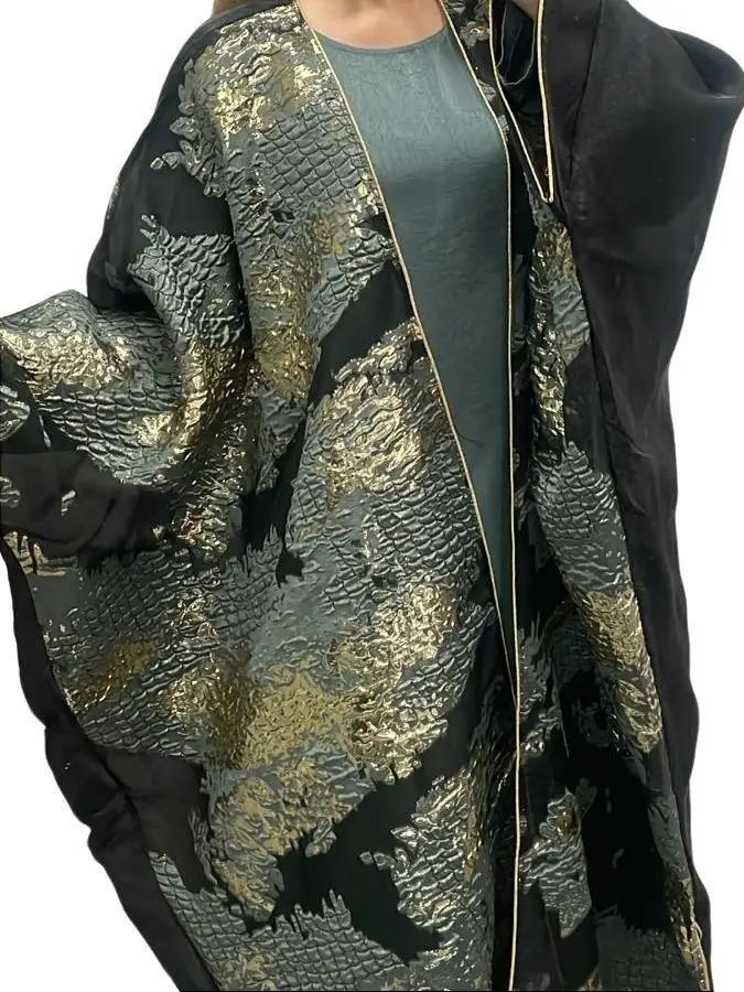 Ensemble luxury Vert - Boutique Qalamdress 3