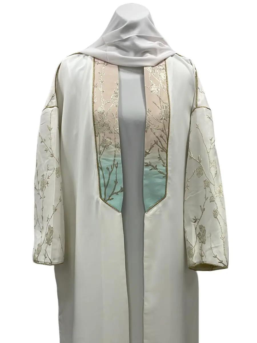 Kimono vert pastel Élégance & Raffinement – Idéal Mariage & Soirée