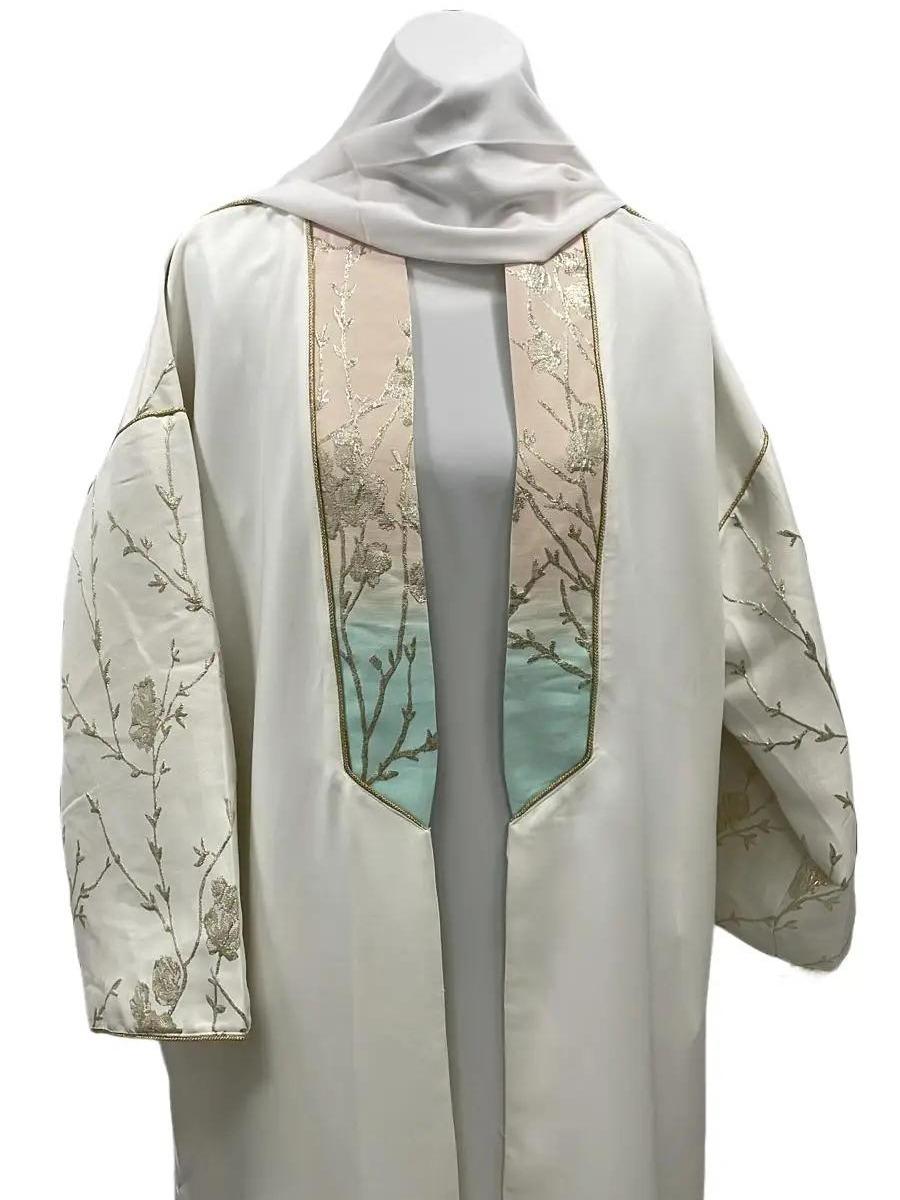 Kimono vert pastel Élégance & Raffinement – Idéal Mariage & Soirée 3