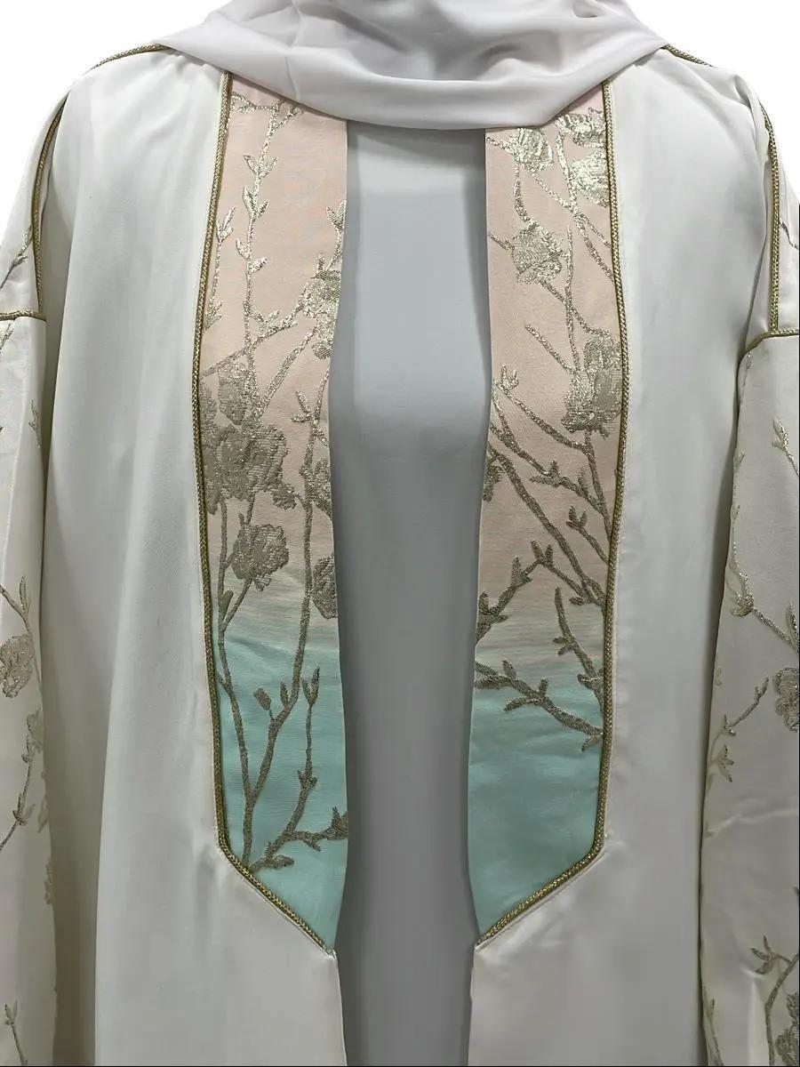 Kimono vert pastel Élégance & Raffinement – Idéal Mariage & Soirée 4