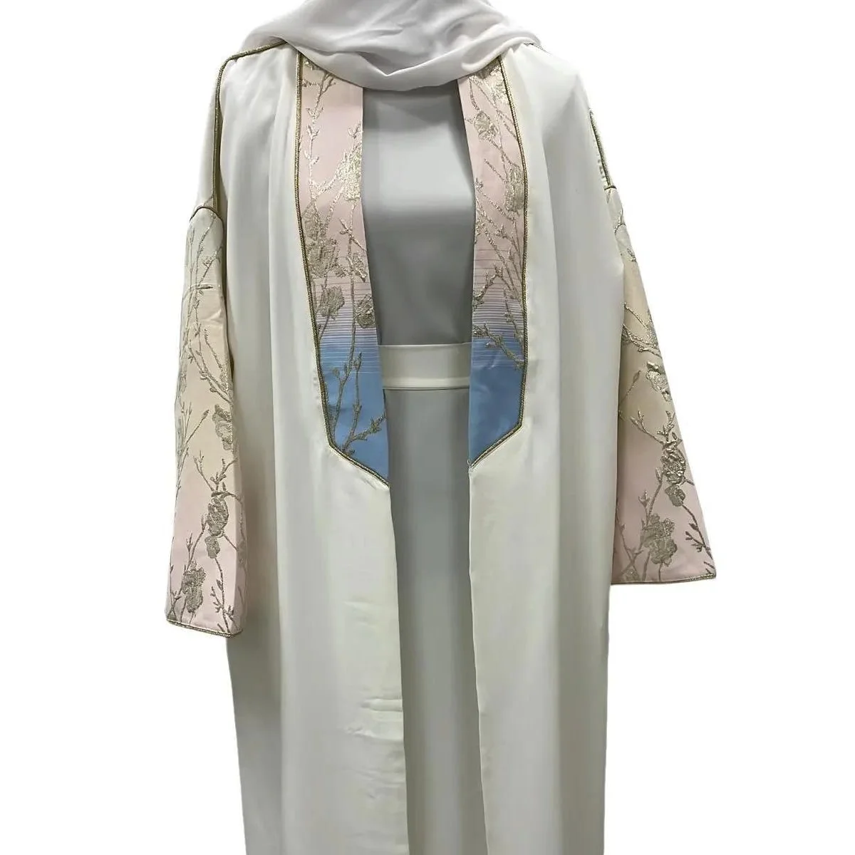 Kimono Bleu Élégance & Raffinement – Idéal Mariage & Soirée