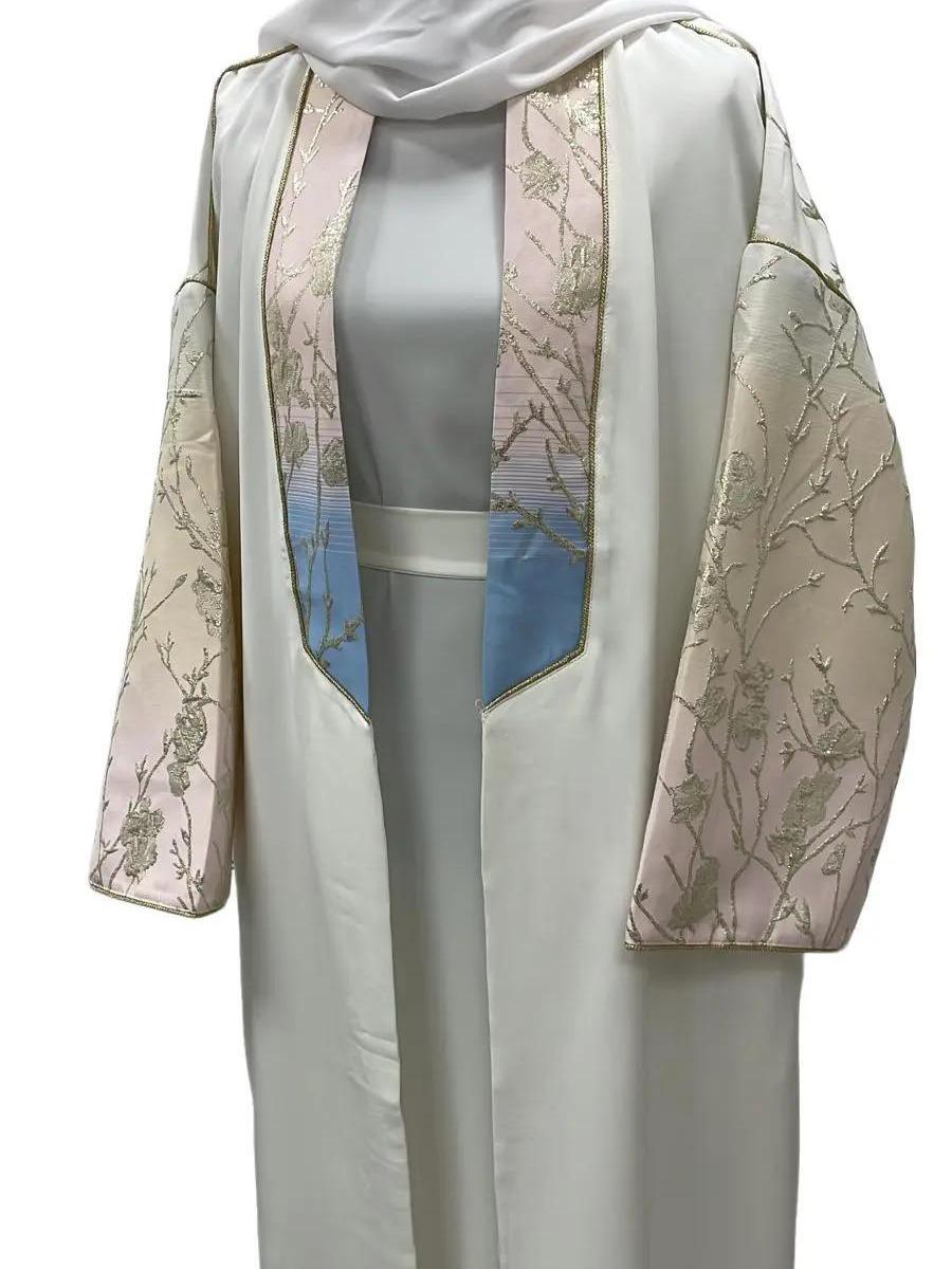 Kimono Bleu Élégance & Raffinement – Idéal Mariage & Soirée 2