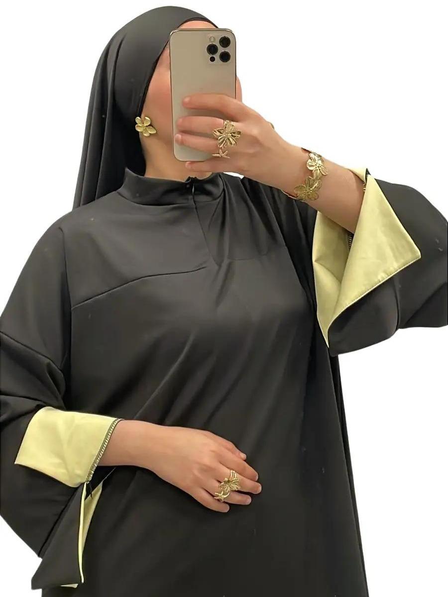Burkini bi-color col montant zippé – Élégance & confort 3