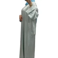 Robe longue à motifs délicats Bleu ciel – Style intemporel 2