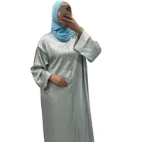 Robe longue à motifs délicats Bleu ciel – Style intemporel 3
