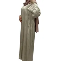 Robe longue à motifs délicats Beige rosé – Style intemporel 3