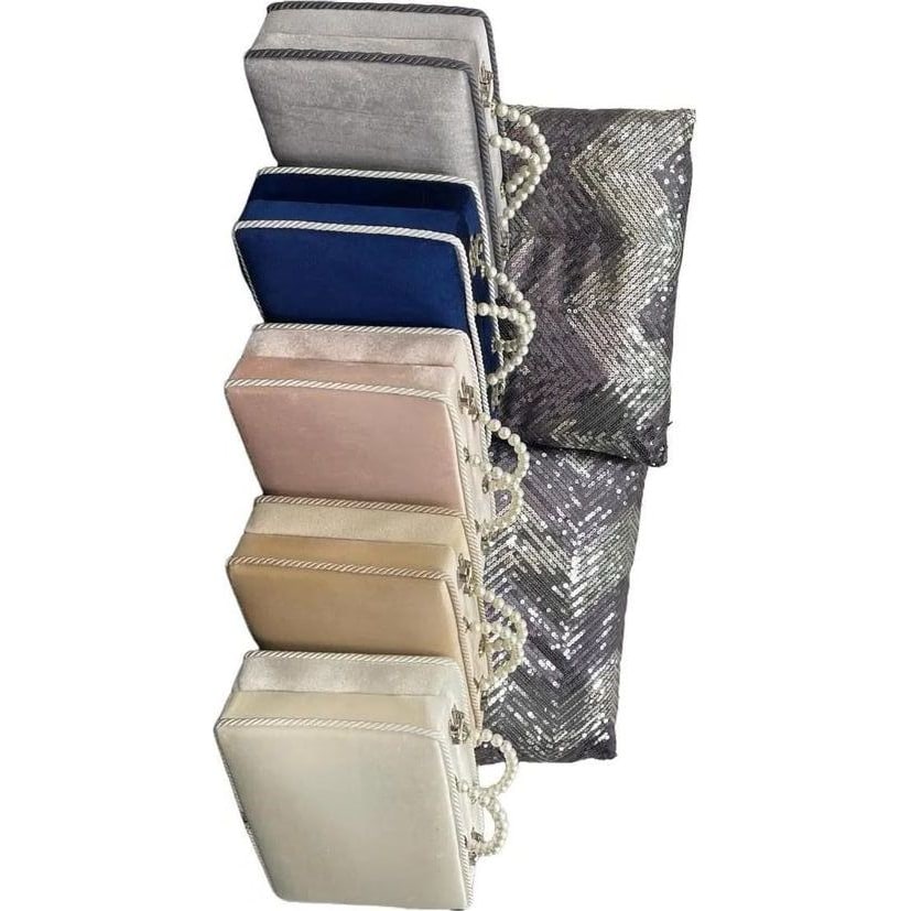 Valise Mariée Velours Perles – Coffret Bijoux Élégant 2