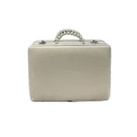 Valise Mariée Velours Perles – Coffret Bijoux Élégant