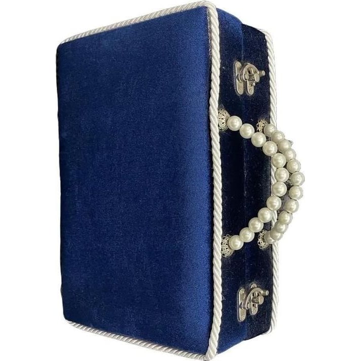 Valise Mariée Velours Perles – Coffret Bijoux Élégant 6