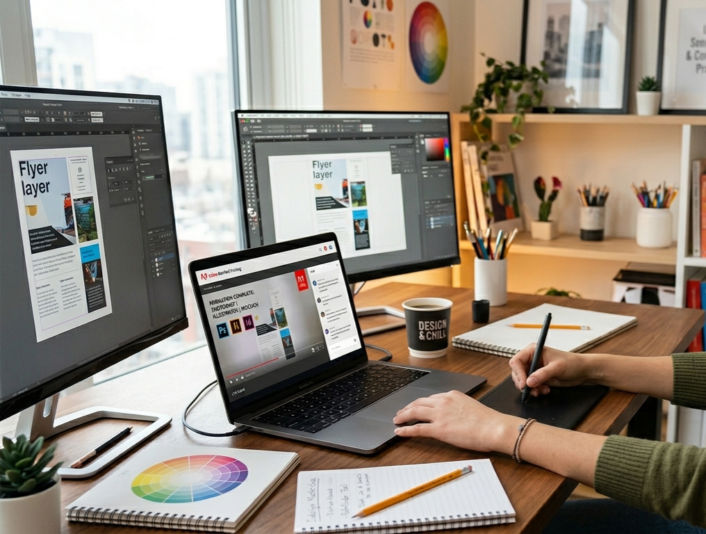 Initiez-vous à Photoshop, Illustrator et Indesign pour booster votre créativité