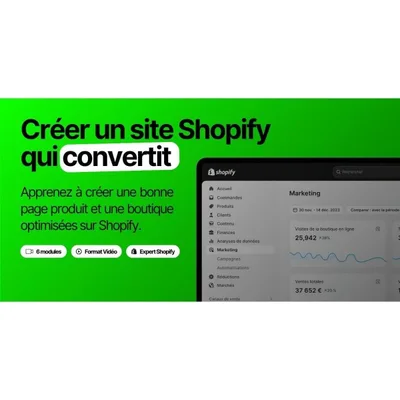 Créez votre premier e-commerce et générez vos premières ventes
