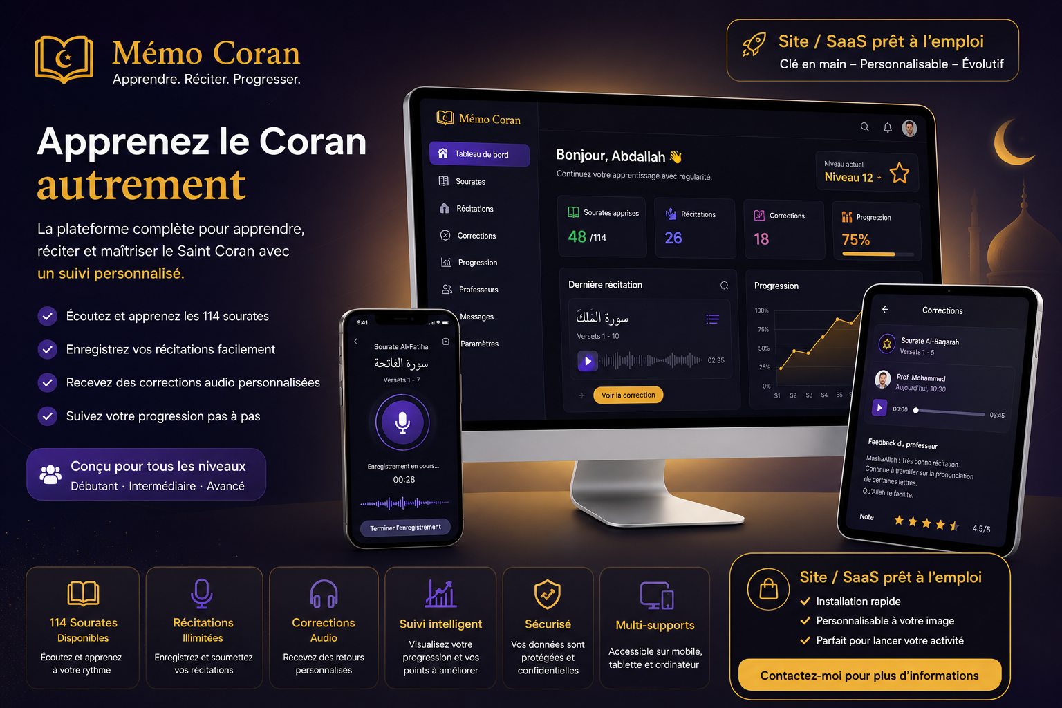 Saas Mémo Coran à vendre