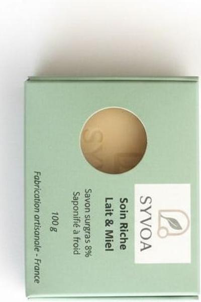 Savon artisanal Syvoa Lait de chèvre & Miel 