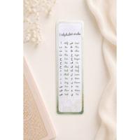 Marque-page alphabet arabe