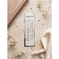 Marque-page alphabet arabe