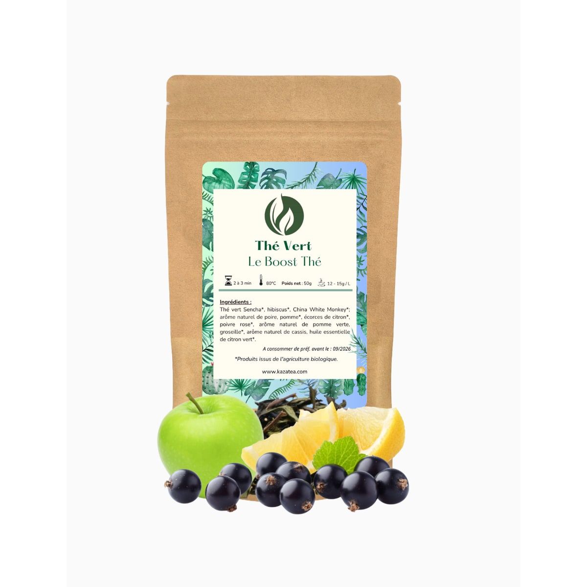 Le Boost Thé - Pomme-Cassis - 50g