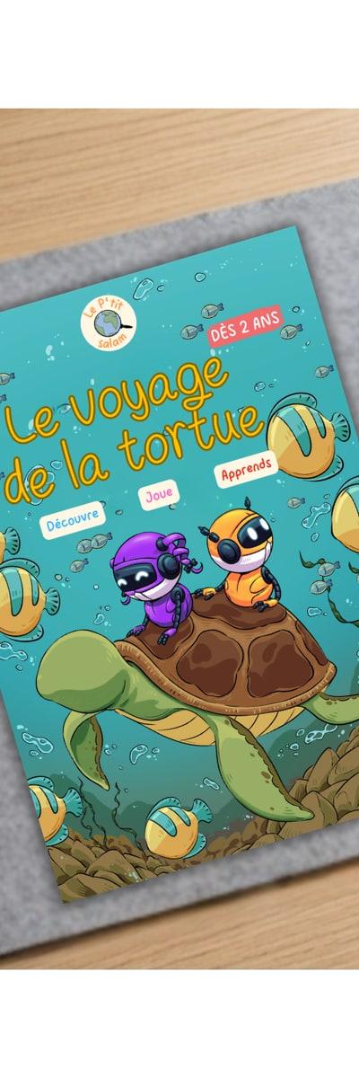 Le voyage de la tortue - Le P'tit Salam magazine pour enfants musulmans dès 2 ans