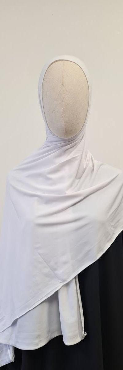 voile jersey premium blanc 