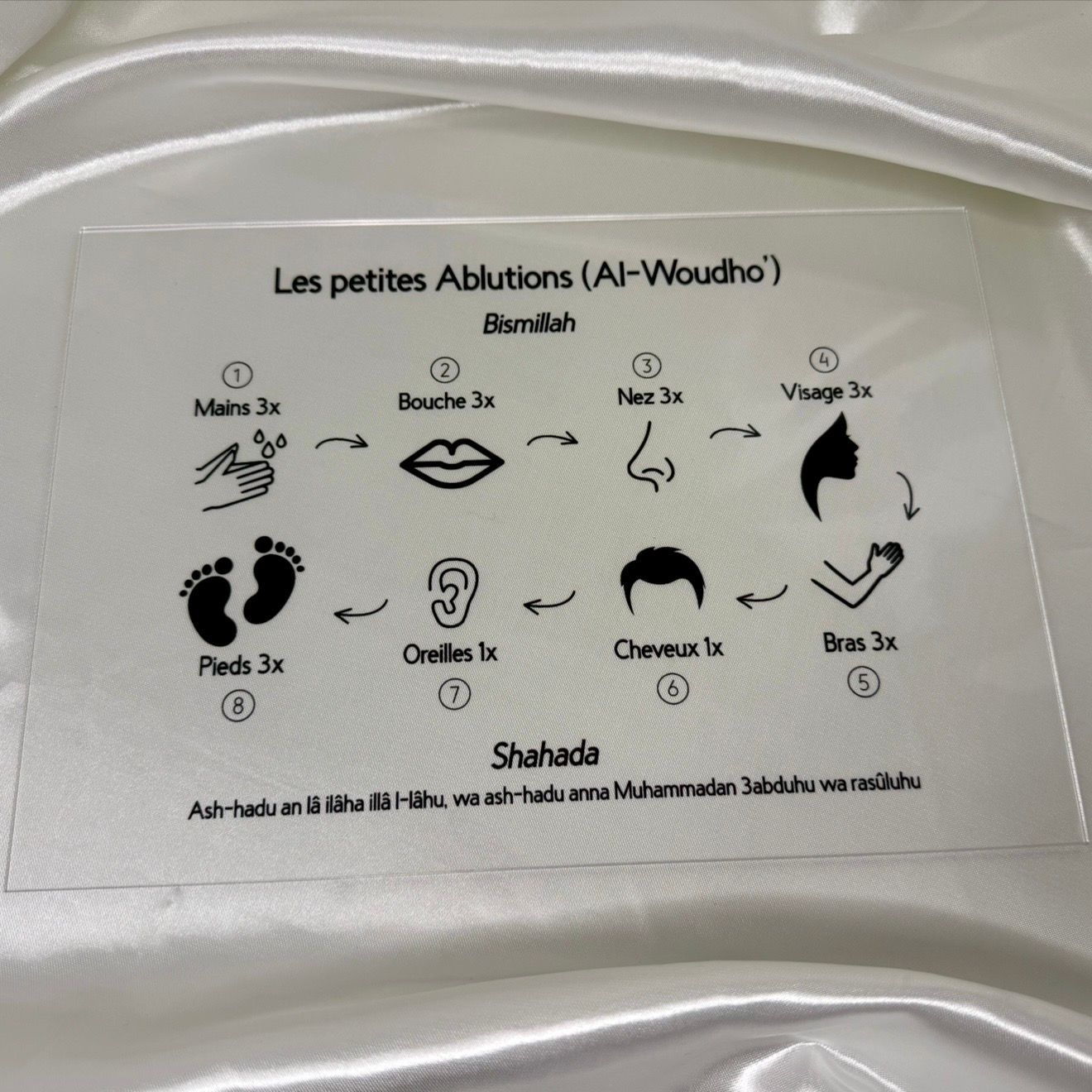 Plexiglass éducatif - Les petites ablutions 