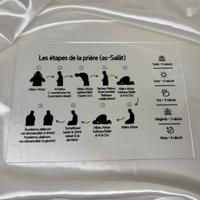 Plexiglas éducatif - Les étapes de la prière