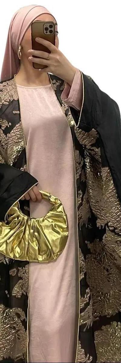 Ensemble Luxury Rose - Boutique Qalamdress