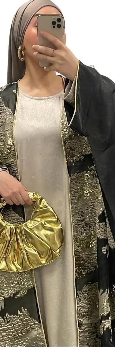 Ensemble Luxury Taupe Clair - Boutique Qalamdress