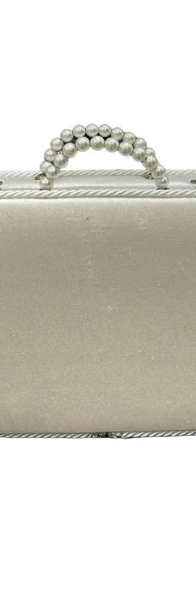 Valise Mariée Velours Perles – Coffret Bijoux Élégant