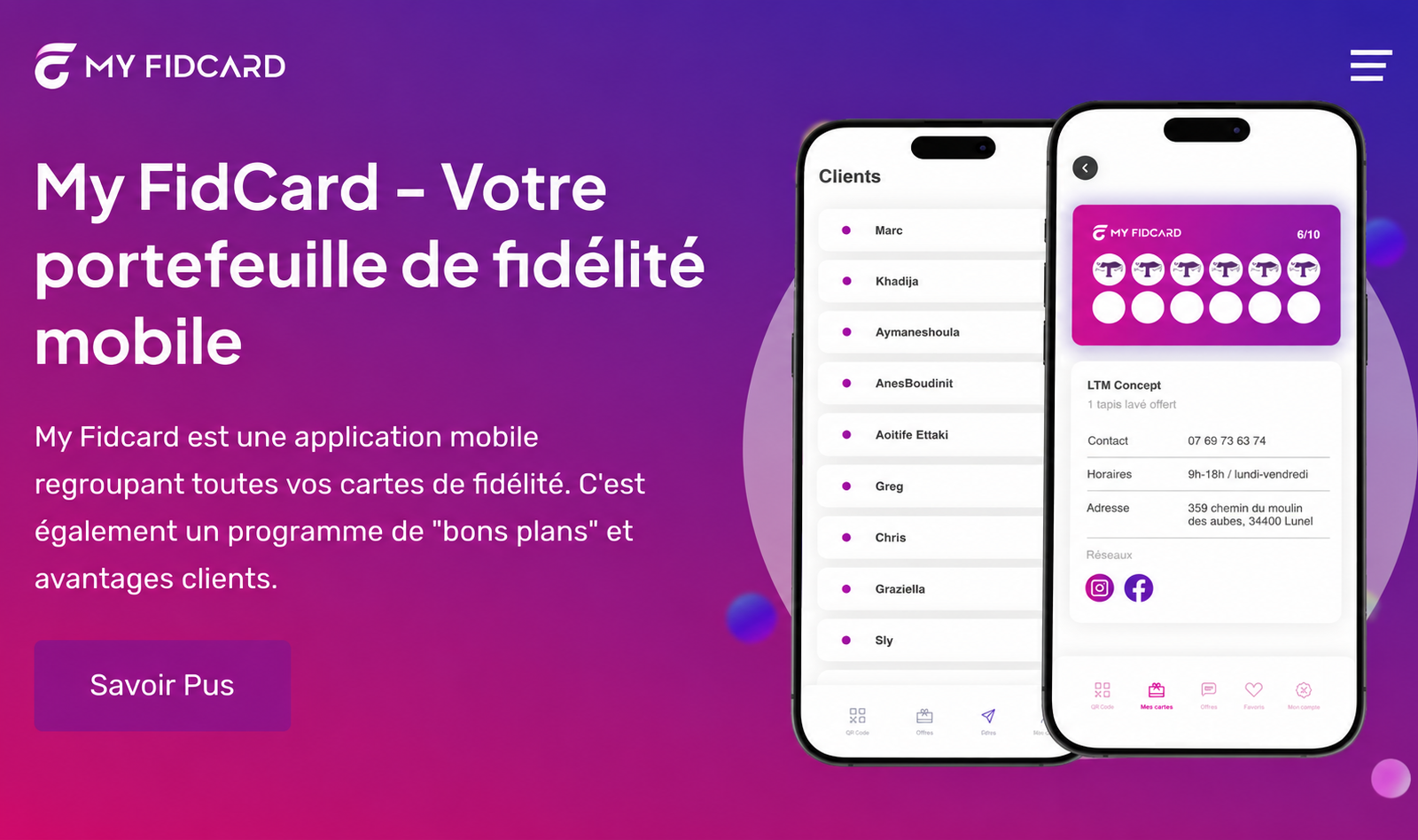 Bannière de MY FIDCARD